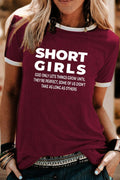 Short Girls Sarcastic T-Shirt Blouse