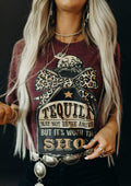 Leopard Star Tequila Worth The Shot T-Shirt