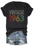 1963 Vintage 60th Birthday T-Shirt