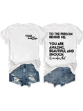 You Are Amazing Beautiful And Enough T-shirt