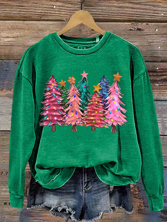 Christmas Tree Casual Sweatshirt