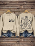 Practical Magic Salt Rosemary Lavender Love Magic Spell Print Casual Sweatshirt