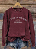 School Of Wizardry Book Club Casual Sweatshirt