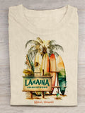 Lahaina Banyan Maui Strong Support Art T-shirt
