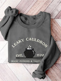 Leaky Cauldron Wizard Book Shop Harry Universal Trip Wizard Book Nerd Potter Print Casual Sweatshirt