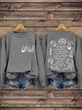 Practical Magic Salt Rosemary Lavender Love Magic Spell Print Casual Sweatshirt