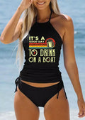 Vacation Print Swimsuit