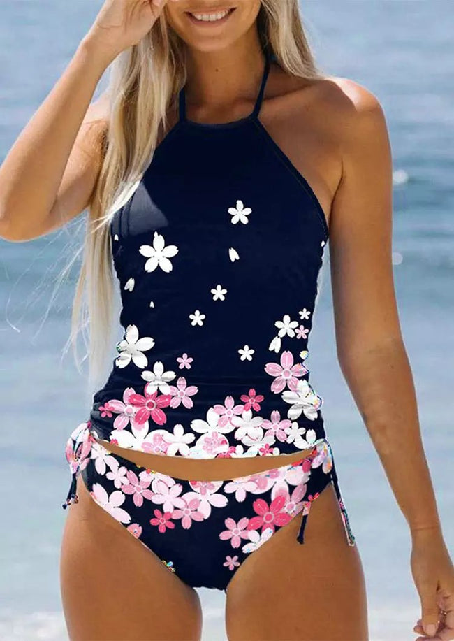 Vacation  floral print Swimsuit